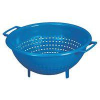 Lot de 6 passoires polypropylène à pieds bleu Plastorex