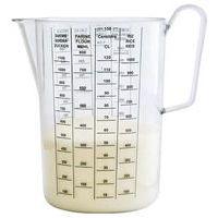 Lot de 6 pichets gradués 1,5 L San cristal Plastorex