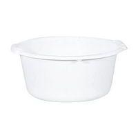Bassine ronde polypropylène blanc Plastorex