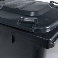 Conteneur mobile tri des déchets - 240 L - Gris - Manutan - Image 3