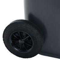 Conteneur mobile tri des déchets - 240 L - Gris - Manutan - Image 2