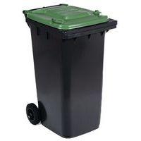 Conteneur mobile tri des déchets - 240 L - Vert - Manutan - Image principale