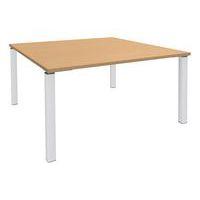 Table de réunion carrée 140x140 cm Lounge 4 pieds Simmob thumbnail image 2