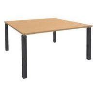 Table de réunion carrée 140x140 cm Lounge 4 pieds Simmob thumbnail image 7