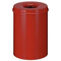 Poubelle anti-feu 110L Rouge - Image principale