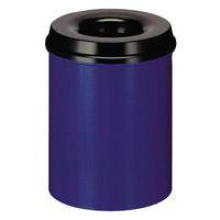 Poubelle antifeu - 30 L Bleu/Noir - Image principale
