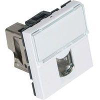 Plastron mosaic 45X45 1 port RJ45 cat 6A stp - Image principale