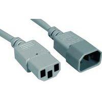 Rallonge d'alimentation C14 / C13 grise - 1,8 m - Image principale
