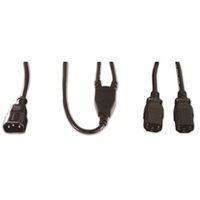 Rallonge électrique en "Y" 1 x C14 / 2 C13 - 1,8 m - Image principale