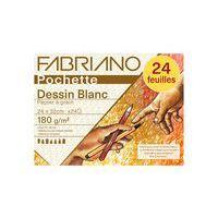 Pochette dessin à grain 180 g - Fabriano