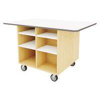 Ilot Wallis ONE LudiKid laqué inscriptible mobile - Manutan Expert - Image principale