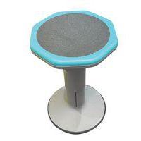 Tabouret Mogoo réglable en hauteur par vérin à gaz piètement gris/assise verte - Image 3