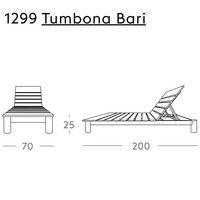 Bain de soleil Bari assise et structure Iroko - Image 3