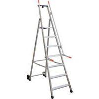 Escabeau Mayorà avec rampe de sécurité et roues - 5 à 9 marches - Facal - Image principale