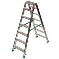 Escabeau double accès - 2 x 6 marches - Image principale