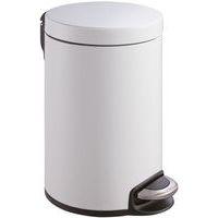 Poubelle à pédale Serene 20 ltr EKO blanc - Image principale