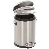 Poubelle à pédale Belle Deluxe 5L, Matériau : Inox thumbnail image 2