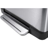 Poubelle à pédale E-Cube rectangulaire-  40 L, Matériau : Inox thumbnail image 4