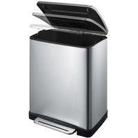 Poubelle à pédale E-Cube rectangulaire - 50 L, Matériau : Inox thumbnail image 4
