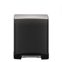 Poubelle à pédale E-Cube Tri-sélectif 10+9 L, Matériau : Acier thumbnail image 4