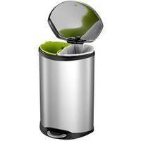 Poubelle Shell pour le tri sélectif 44L, Matériau : Inox - Image 2