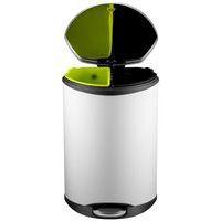 Poubelle Shell pour le tri sélectif 44L, Matériau : Acier inox - Image 4