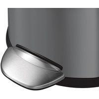 Poubelle à pédale Belle Deluxe 3 L  - EKO, Coloris : Gris - Image 2