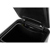 Poubelle à pédale Ecoslim Step Bin 20+20 L EKO inox mat thumbnail image 3