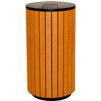 Poubelle d'extérieur 90 L Look Bois - Image 2