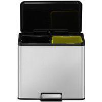 Poubelle à pédale Essential Recycler Step Bin 15+15 L inox m - Image 2