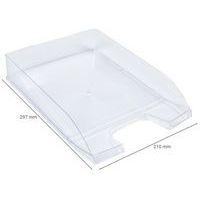 Corbeille à courrier transparente - Manutan - Image 3