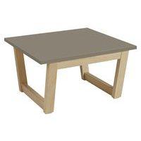 Table basse Cadéo 60 x 60 cm plateau stratifié argile - Image principale