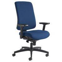 Fauteuil de bureau Oria pied noir avec accoudoirs GGI thumbnail image 3