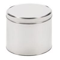 Boîte métallique ronde à couvercle coiffant - Image principale