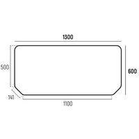 Table mobile Nomade rabattable rectangulaire 130x60cm - Manutan Expert thumbnail image 2