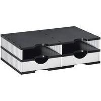 Système de rangement à tiroirs modulables Styrodoc duo set