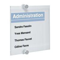 Plaque de porte Crystal Sign - Carré - Durable - Image principale