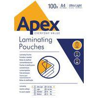 Pochette plastification ultra-light A4 55-60 microns - Fellowes