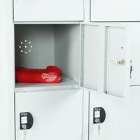 Vestiaire multicases à casiers Modulo - Sur socle - Manutan Expert - Image 4