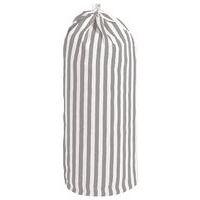 Sac à linge forme marin à fond rond - Modèle 805 - Rayé blanc gris - Image principale