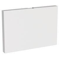 Piétement panneau fermé court 70 cm - Blanc - Vendu à l'unité