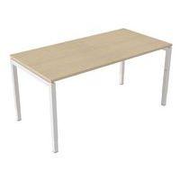 Bureau droit Kelli ergonomique à manivelle Chêne 160 cm - Image principale
