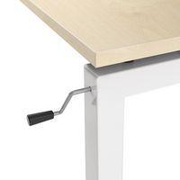 Bureau droit ergonomique à manivelle droit - Kelli thumbnail image 5