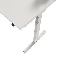 Bureau électrique ergonomique Kelli Blanc 120 cm - Image 4