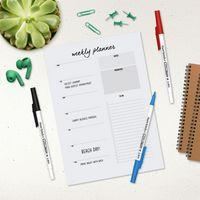 Stylo bille pointe moyenne 1mm Paper Mate KILOMETRICO bleu thumbnail image 3