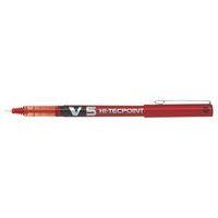 Roller Hi-Tecpoint V5 Pilot pointe aiguille extra fine 0.5 mm - rouge - Image principale