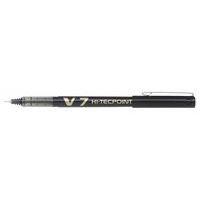 Stylo Roller Hi-Tecpoint V7 Pilot pointe aiguille 0.7 mm - noir - Image principale