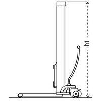 Gerbeur Kléos HM 1000 S16 - Capacité 1000 kg thumbnail image 2