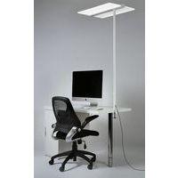 Lampadaire orius glasslight kos led cellule pince blanc - Image principale