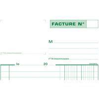 Lot de 10 Manifold factures avec tva 21x14,8cm 50 feuillets tripli - Image 2